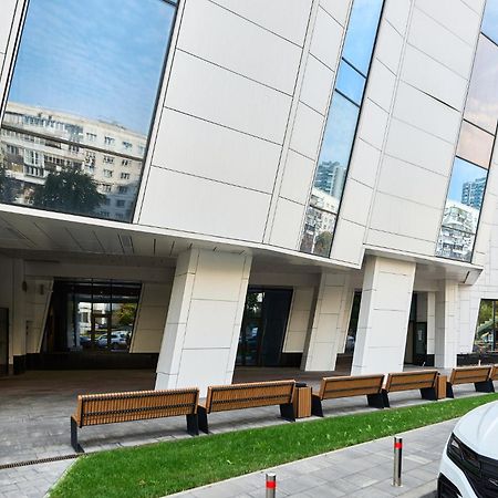 Manhattan City Apart View On The City- Parking Kyiv Exterior photo